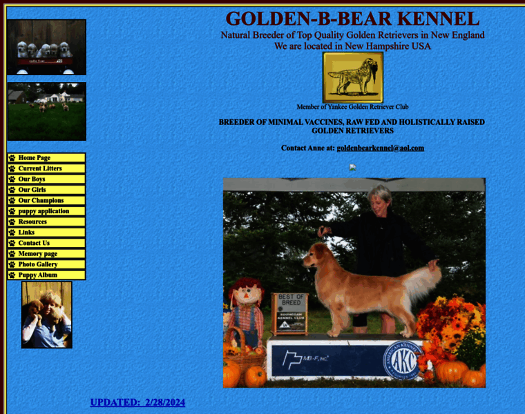 Goldenbearkennel.com thumbnail
