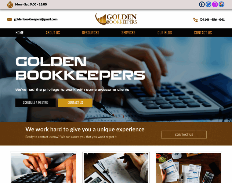 Goldenbookkeepers.com.au thumbnail
