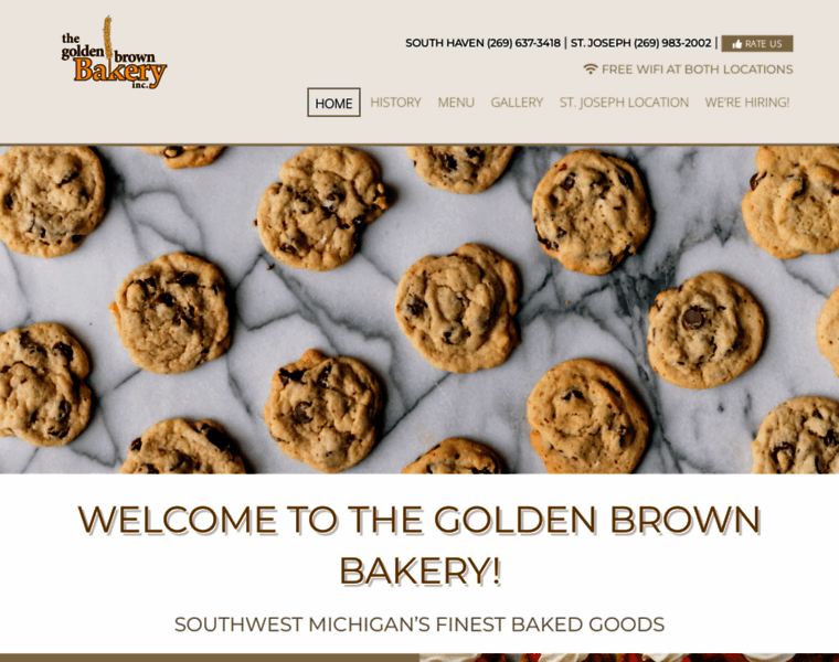 Goldenbrownbakery.com thumbnail