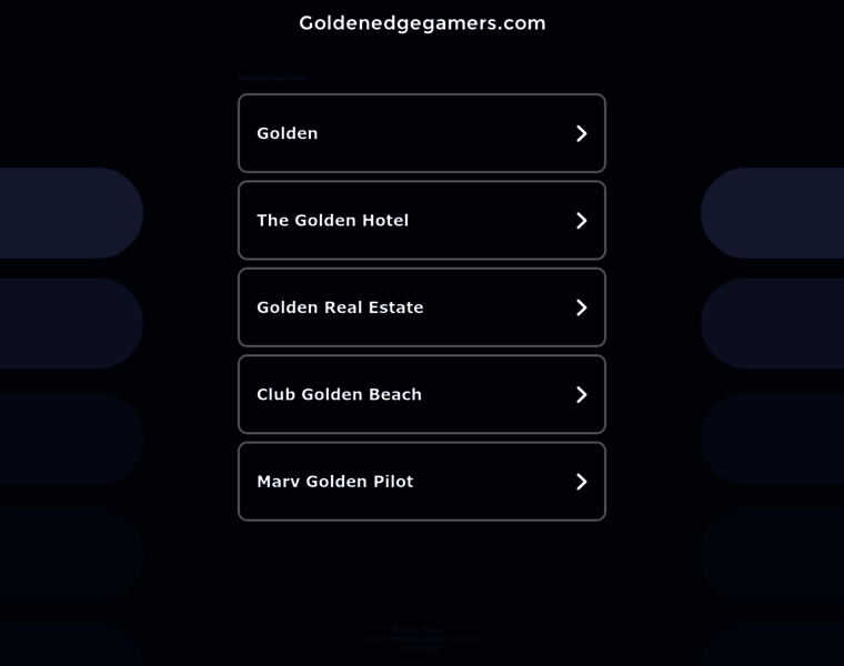 Goldenedgegamers.com thumbnail