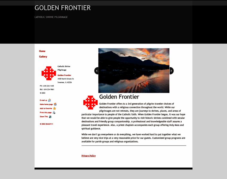 Goldenfrontier.org thumbnail
