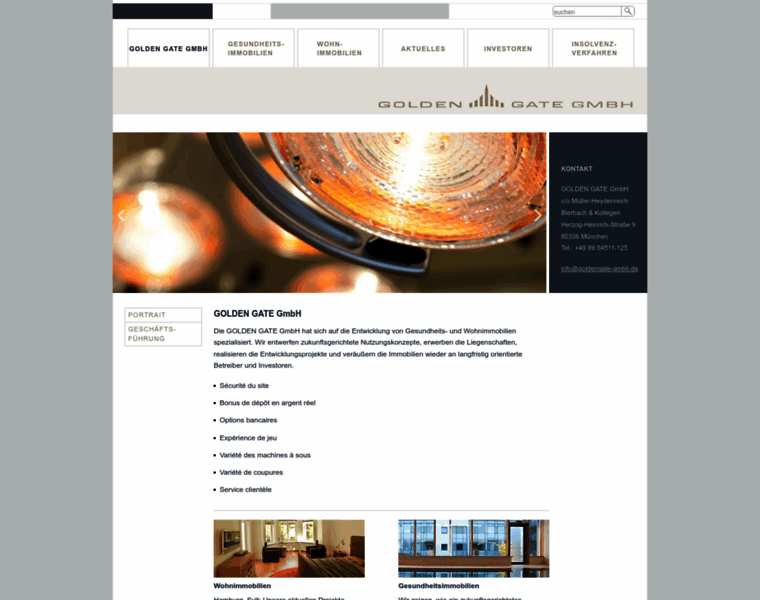 Goldengate-gmbh.de thumbnail