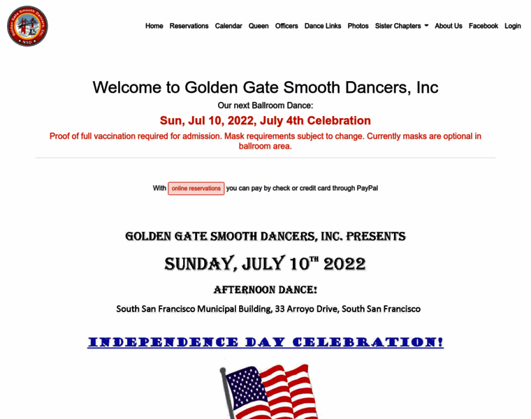 Goldengatedancers.org thumbnail
