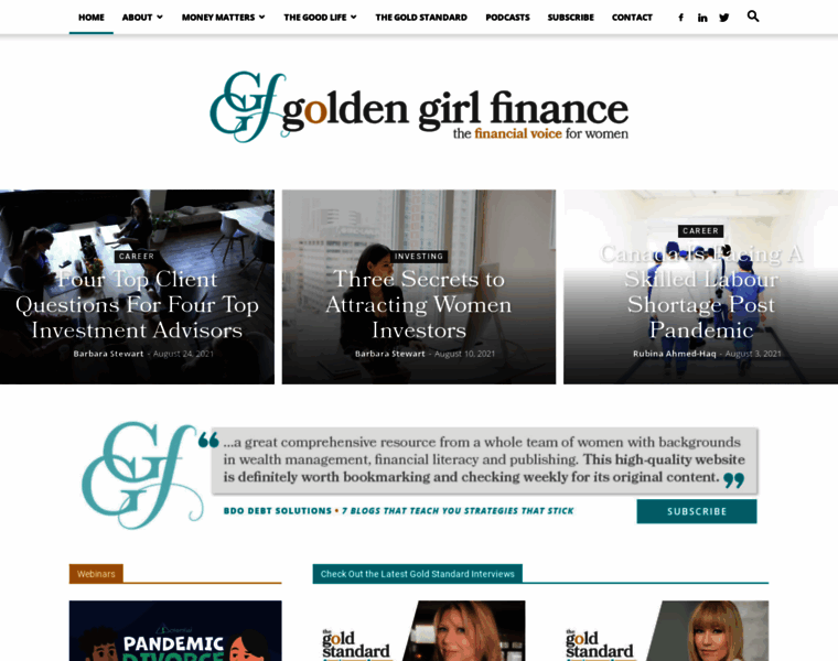Goldengirlfinance.ca thumbnail