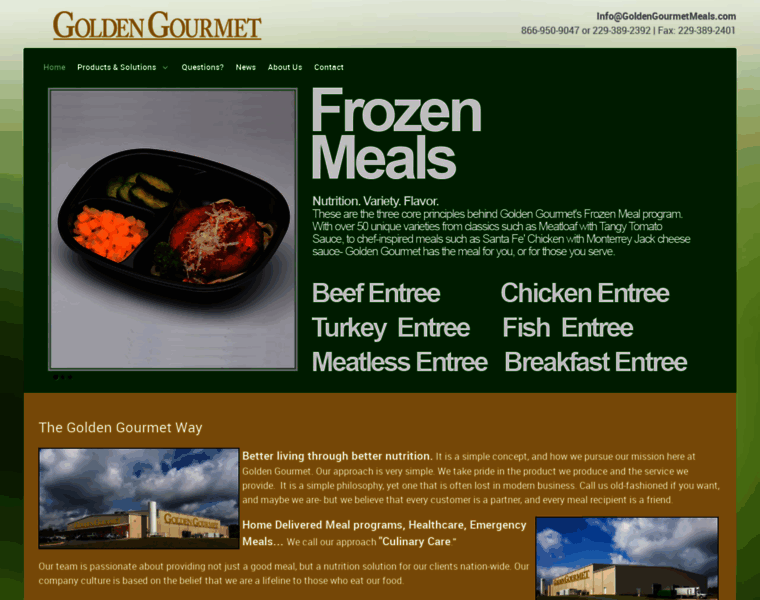 Goldengourmetmeals.com thumbnail