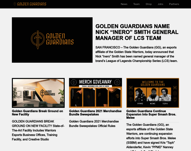 Goldenguardians.com thumbnail