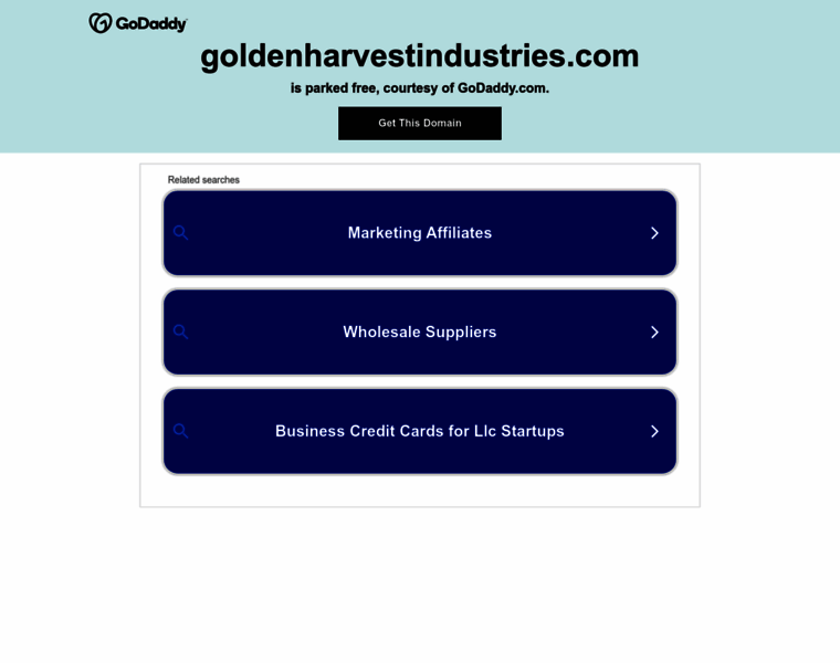 Goldenharvestindustries.com thumbnail