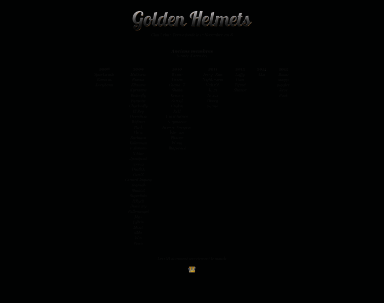 Goldenhelmets.fr thumbnail