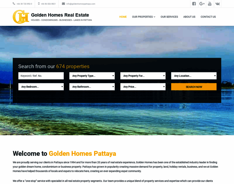 Goldenhomespattaya.com thumbnail