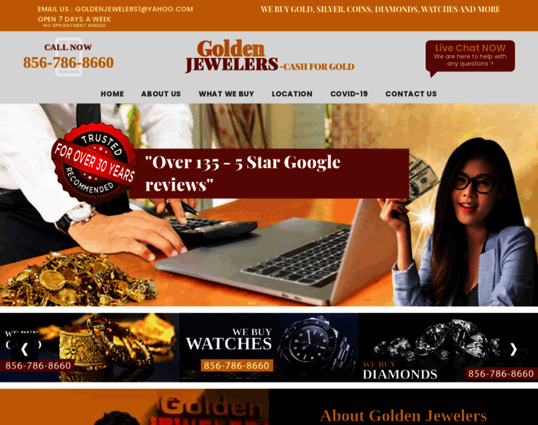 Goldenjewelers.biz thumbnail