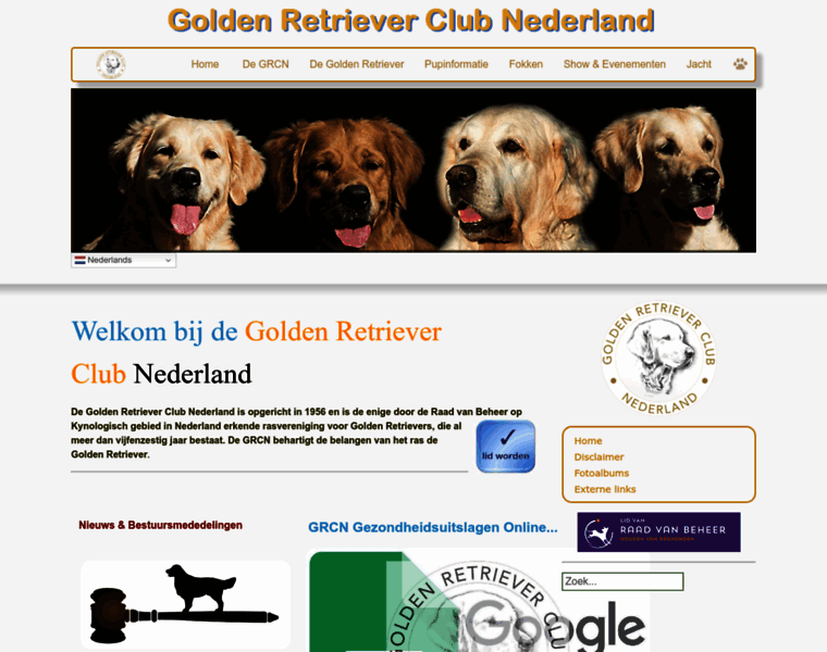 Goldenretrieverclub.nl thumbnail