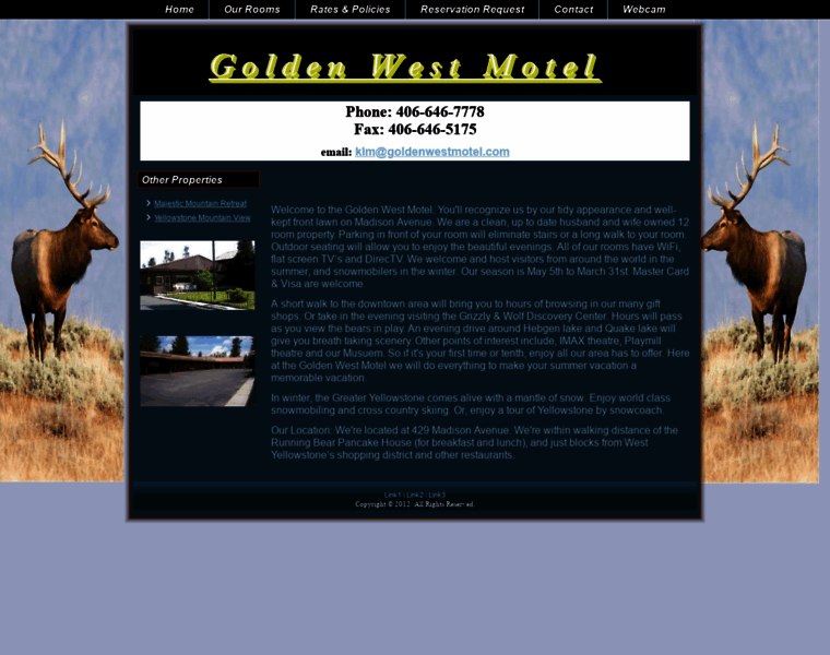 Goldenwestmotel.com thumbnail