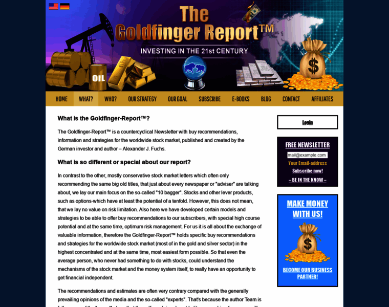 Goldfinger-report.com thumbnail