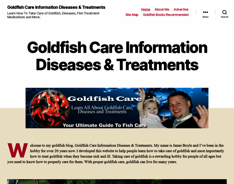 Goldfishcareinformation.com thumbnail