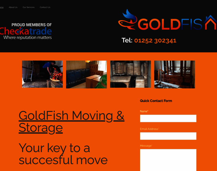 Goldfishremovals.co.uk thumbnail
