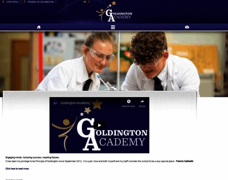 Goldingtonacademy.org.uk thumbnail
