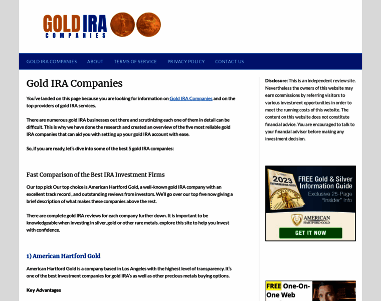 Goldiracompanies.net thumbnail