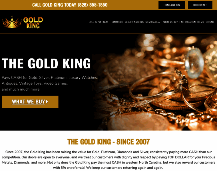 Goldkingnc.com thumbnail