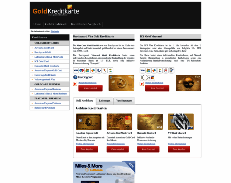 Goldkreditkarte.de thumbnail