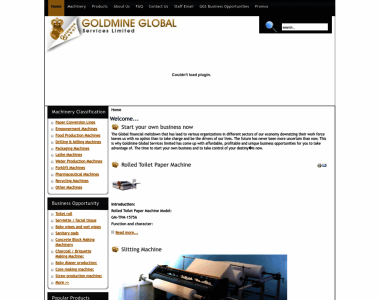 Goldmineglobalng.com thumbnail