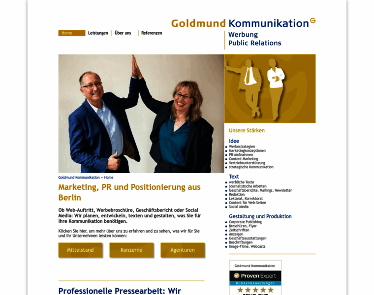Goldmund-kommunikation.de thumbnail