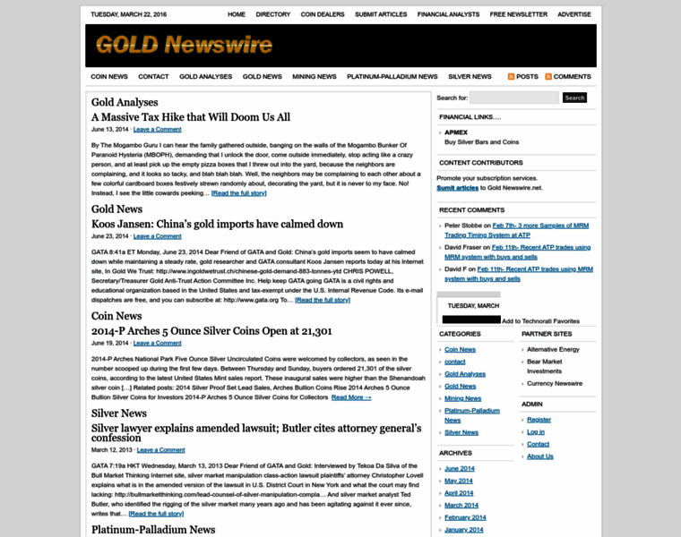Goldnewswire.net thumbnail