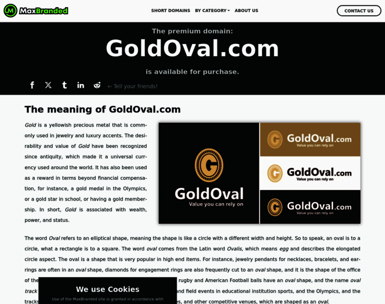 Goldoval.com thumbnail