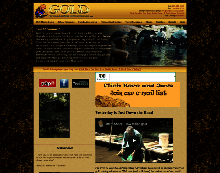 Goldpanning.com thumbnail