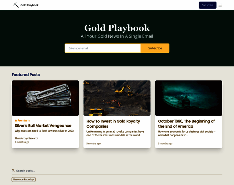 Goldplaybook.com thumbnail