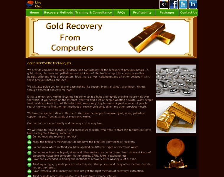 Goldrecoverytechniques.com thumbnail