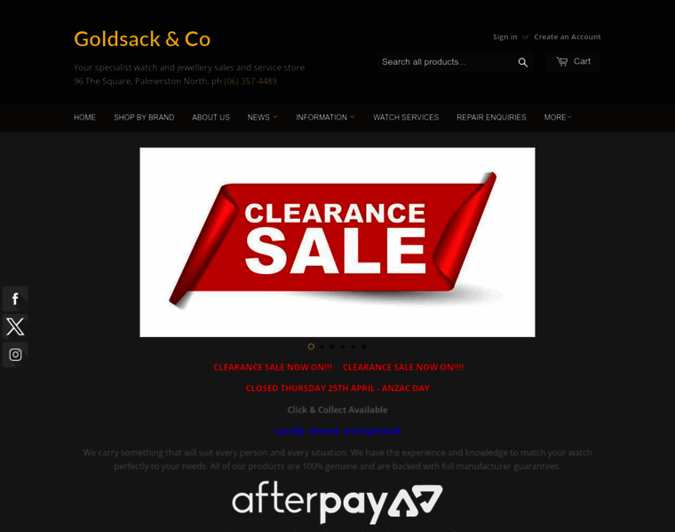 Goldsack.co.nz thumbnail