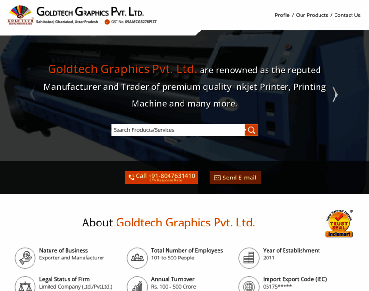 Goldtechgraphics.com thumbnail