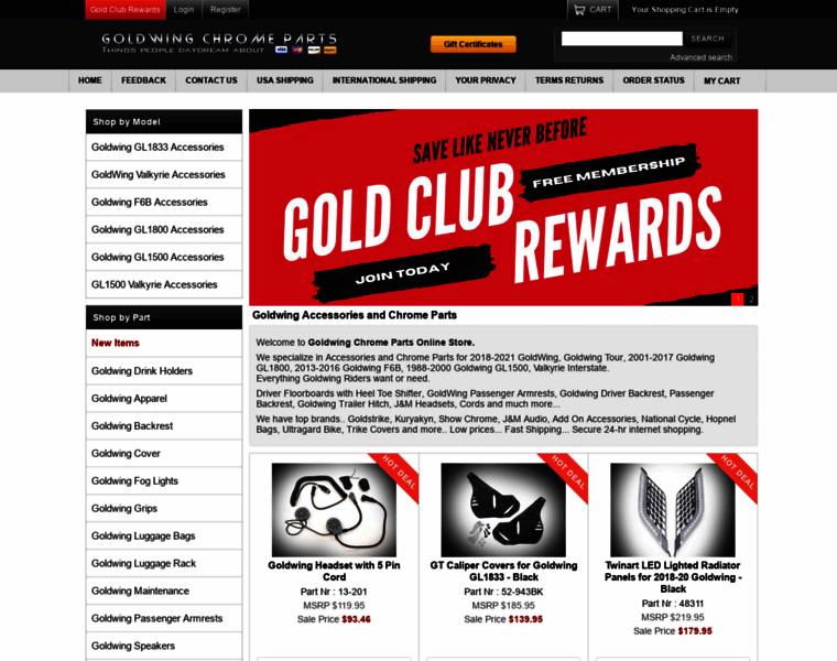 Goldwingchromeparts.com thumbnail