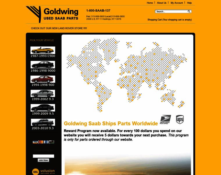 Goldwingsaabparts.com thumbnail