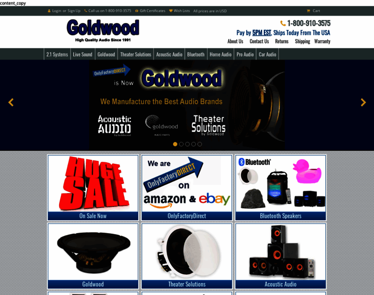 Goldwood.com thumbnail