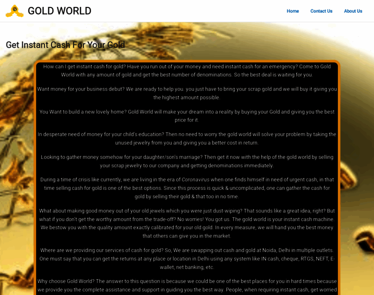 Goldworld.in thumbnail