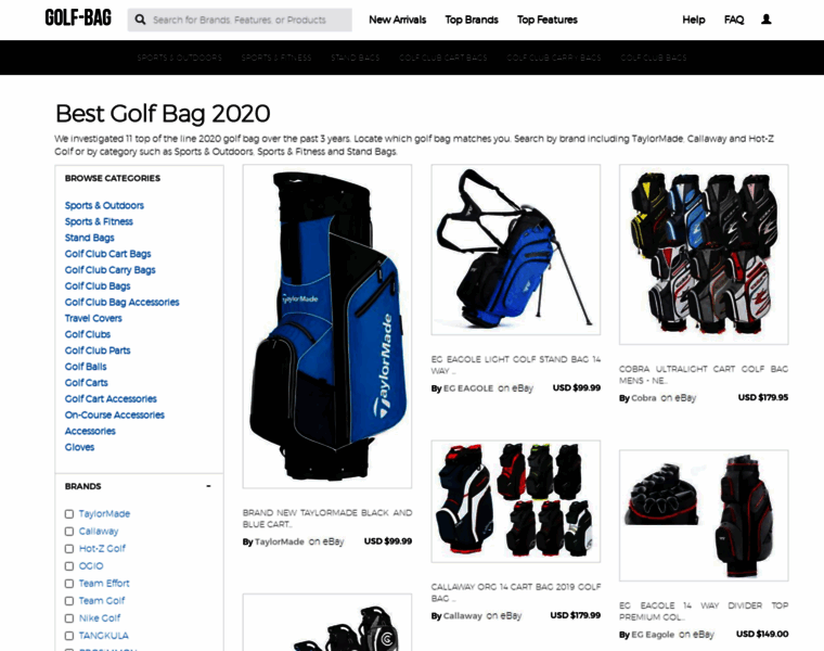 Golf-bag.org thumbnail
