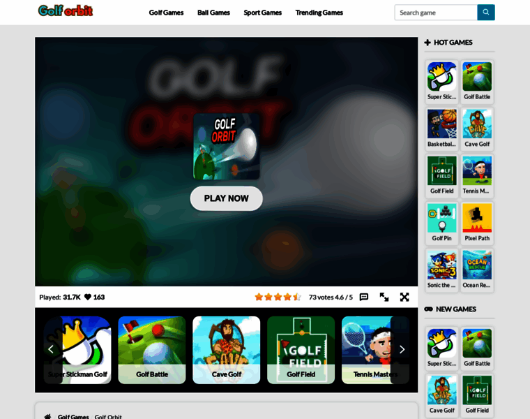Golf-orbit.io thumbnail