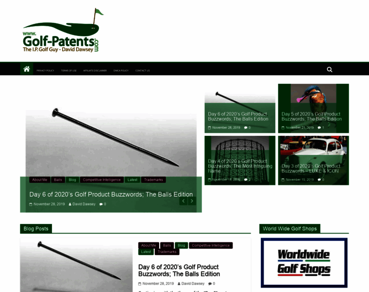 Golf-patents.com thumbnail