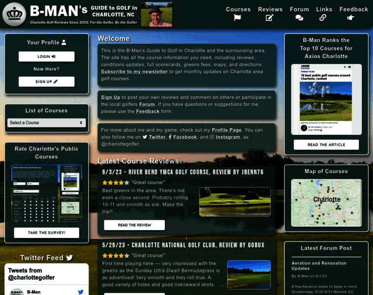 Golf.bman.com thumbnail