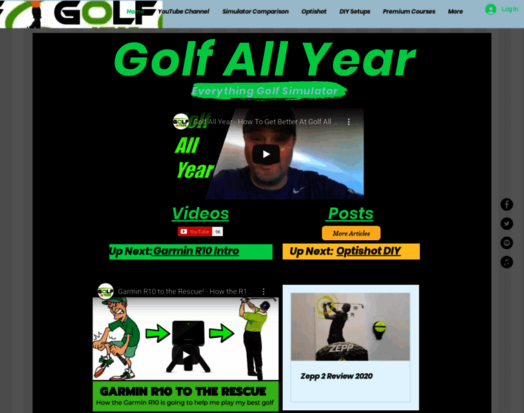 Golfallyear.com thumbnail