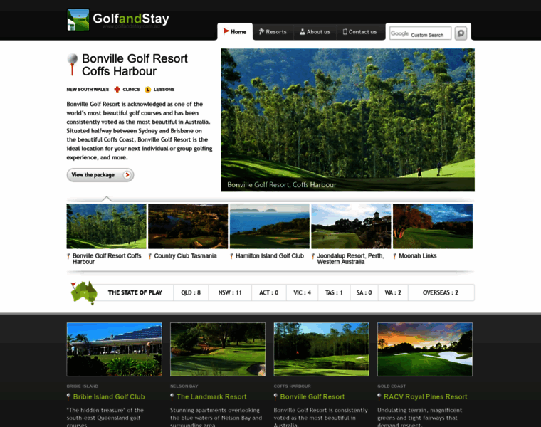 Golfandstay.com.au thumbnail