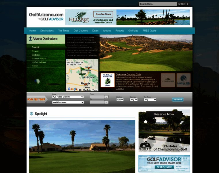 Golfarizona.com thumbnail