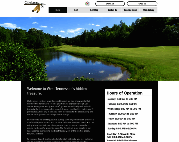 Golfatchickasaw.com thumbnail
