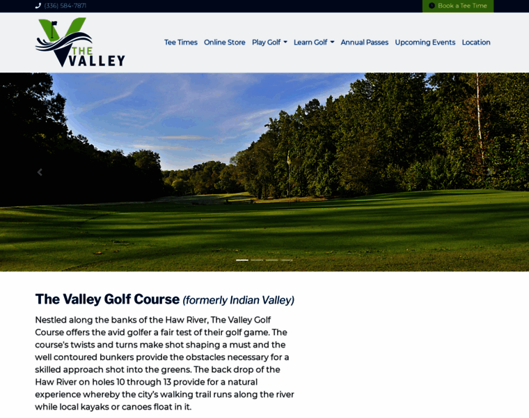Golfatthevalley.com thumbnail
