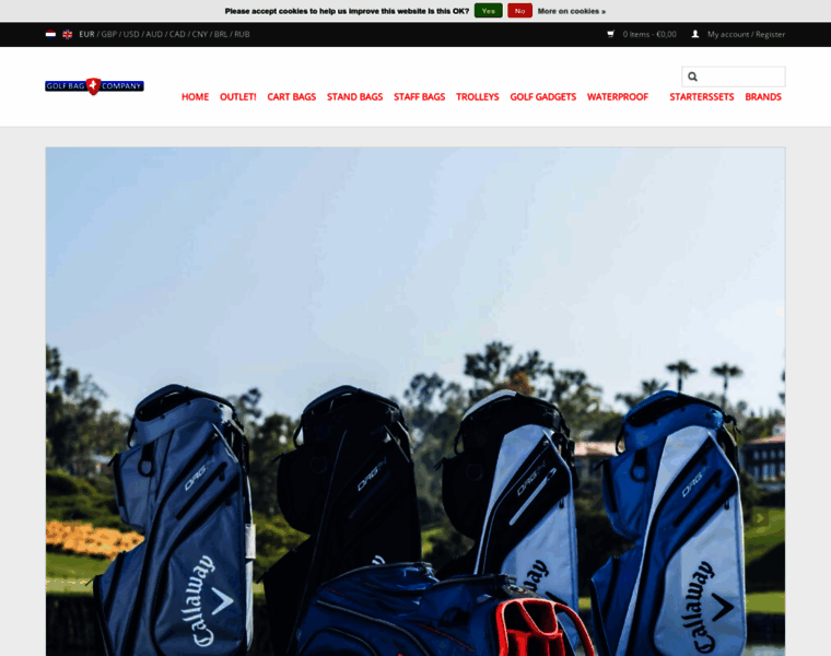 Golfbagcompany.com thumbnail