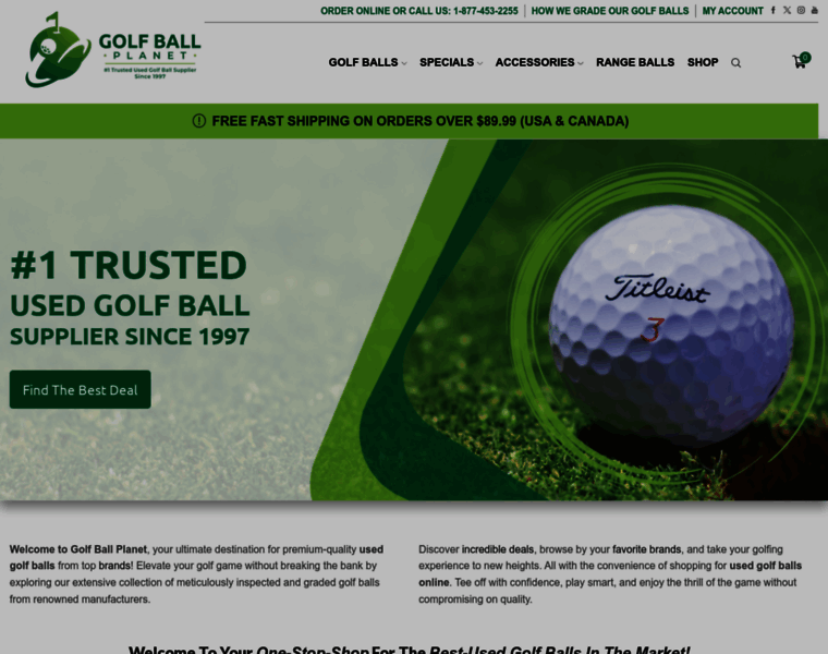 Golfballplanet.com thumbnail