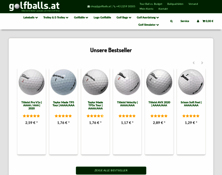 Golfballs.at thumbnail