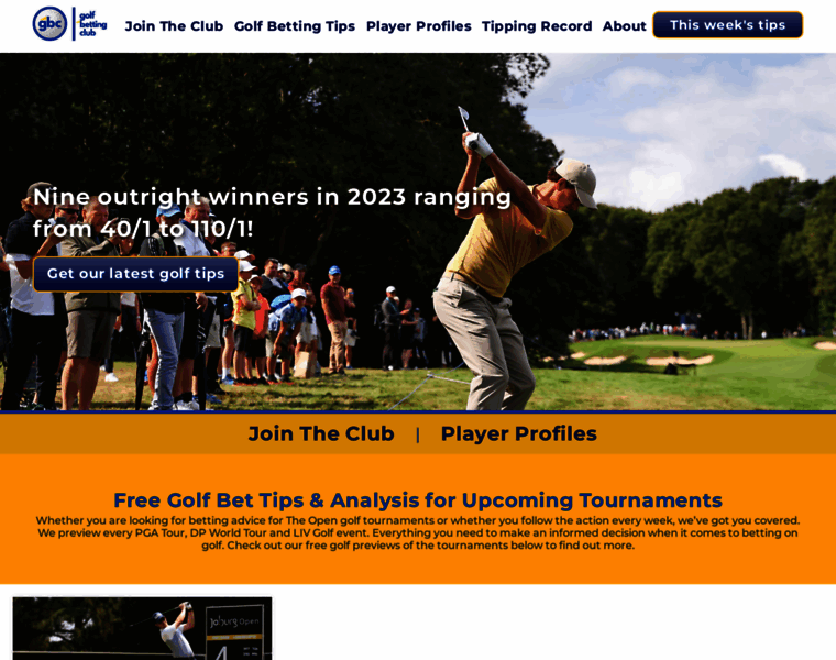 Golfbettingclub.com thumbnail