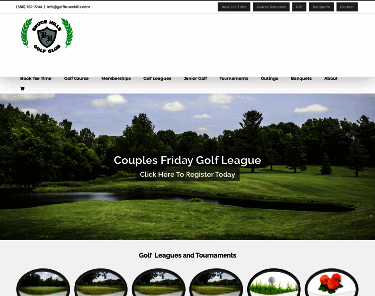 Golfbrucehills.com thumbnail